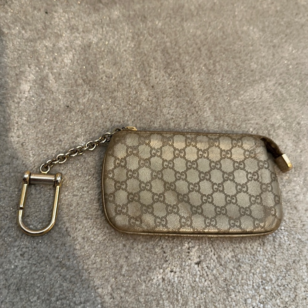 Gucci key chain card case